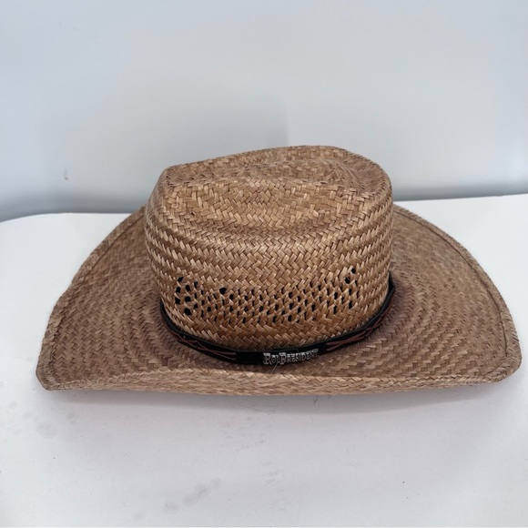 Rol President Vintage Straw Cowboy Hat - Picture 4 of 9